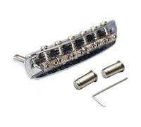 Guitar Bridge - Chevalet de guitare électrique | Pièces de rechange pour cordier de barre | Matériel de montage sur chaîne métallique | Composant de réparation de guitares électriques, pour la maison,