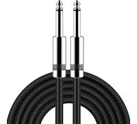 Guitar Cable 6ft Electric Instrument Cable Bass AMP Cord 1/4 Straight to Straight for Electric Guitar, Bass Guitar, Electric Mandolin, Pro Audio