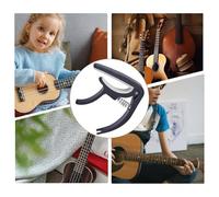 Guitar Capo Clamp - Classical Guitar Capo, String Tuning Tool, Aluminum Alloy Capos with Spring Action, Musical Instrument Accessories for Easy Chord Change, Folk Electric Guitars Playing Support