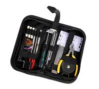 Guitar Care Tools Set d'outils de répertoire Polisseuse et sac de rangement Nettoyage et réglage de la guitare Pour musiciens Luthiers String Instrument Tool