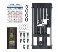 Guitar Chord Kit d'outils d'apprentissage complet pour guitare Système d'apprentissage complet Accord de guitare Aide à la pratique de la guitare pour guitares