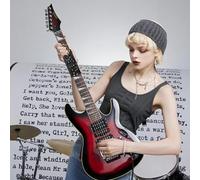 Guitar Chord Presser - 6.1 inches Pro Learning Tool | ABS & Metal Assistant, Wear-Resistant Teaching Aid for Beginner Adults Novices and Seniors to Play Songs Instantly