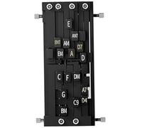Guitar Chord Presser Entraîneur d'accords de guitare rapide et précis avec instructions et partition Entraîneur d'accords de guitare facile à installer avec vertical pour débutants Apprendre la