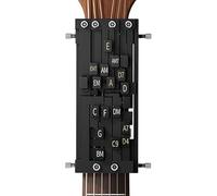 Guitar Chord Presser - Guitar Practice Aid, Fret Helper | Entraîneur d'apprentissage de cordon réglable, outils à main gauche, guide de changement rapide des cordes, idéal pour les nouveaux apprenants