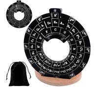 Guitar Chord Wheel - d'aluminium Théorie de la musique - Harmonies d'étude Circle Of Quints - Entraînement portable - Théorie de la musique - Soutien pratique des enseignants - Accessoires