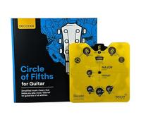 Guitar Circle of Fifths Wheel & Theory Book - Théorie musicale facile pour tous les niveaux - Outil d'apprentissage de la musique pour la rentrée scolaire, apprendre les accords, les clés et les