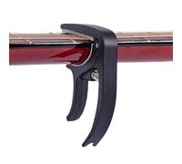 Guitar Clamp Capo - Bass Tuning Clip for Folk Classical Electric Guitar | ABS+Silicone Build, 10.8x7.9cm Size, Multifunctional Portable Spring Action Grabber, Professional