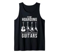 Guitar Collection It's Not Hoarding Musician Humour Débardeur