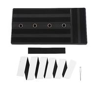 Guitar Effect Pedal Board, Professional Pedalboard with Power Supply Room, Sturdy Plastic Design for Home Studio and Live Performance