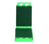 Guitar Fingerboard Cleaning Cloth - Portable String Scrubber, Stealth Black Soft Bottom, 110mm X 65mm X 10mm + Resistant Casing, Washable Fabric Pad - For Violin & Mandolin