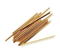 Guitar Fret Wire Set | 19Pcs Pre - Rounded Metal Frets for Electric Guitars | Smooth Non - Destructive Replacement Parts/DIY Repair Accessories