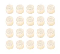 Guitar Fretboard Dots | 3mm Shell Inlay Markers for Electric/Acoustic Bass | 20Pcs Smooth Tone Position Dots Accessories (GF65 White Shell)
