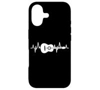 Guitar Heartbeat Guitaristist ECG Coque pour iPhone 17