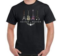 Guitar Heaven T-T-Shirts à Manches Courtes Graphic Tee for Men(XX-Large)