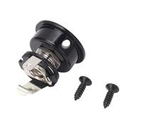 Guitar Jack Plate Electrosocket Holder Metal Electric Guitar Pièces de guitare pour Telecaster TL Guitare 1/4 Prise de prise de sortie avec 2 vis
