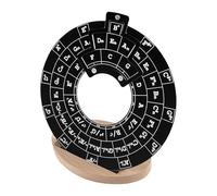 Guitar Music Theory Disc Circle - Circle of Fifths Wheel | Roue d' avec support de support | Outil d'apprentissage des instruments de musique pour la guitare, le piano, le ukulélé et les étudian