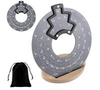 Guitar Music Theory Disc Circles of Fifths - Disque de théorie de la musique de la guitare avec support et roue d'accords | Cercles de quintes faciles à lire pour guitaristes, bassistes, pianistes
