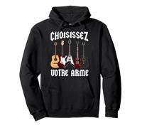 Guitar Musicien Rock Cadeau Guitaristes Choisir Sa Guitare Sweat à Capuche