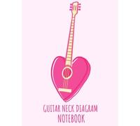 Guitar Neck Diagram Notebook: Guitar Fretboard Diagram Book - Blank Sheet Music Composition Paper