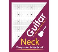 Guitar Neck Diagram Notebook: Guitarist Music Composition Paper Book, Blank Guitar Fret board Diagram Sheets, For Teachers, Students, Songwriters And Musicians, 120 Pages.