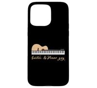 Guitar&Piano Guy Guitariste drôle Femmes Hommes Lover Musique Coque pour iPhone 15 Pro Max