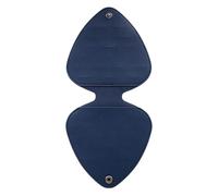 Guitar Pick Case, Acoustic Guitar Picks, Guitar Plectrum Holder, Portable Pu Leather Guitar Pick Holder for Acoustic and Guitar Pick Storage Bag for Bass, Acoustic, and Electric Guitars, bleu,