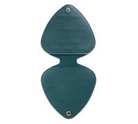 Guitar Pick Case, Acoustic Guitar Picks, Guitar Plectrum Holder, Portable Pu Leather Guitar Pick Holder for Acoustic and Guitar Pick Storage Bag for Bass, Acoustic, and Electric Guitars, vert,