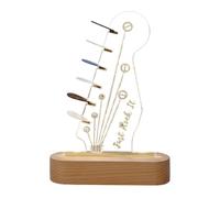 Guitar Pick Display Stand | Wooded Acrylique Pick Holder Guitare Pick Storage - Guitar Pick Display Rack, Dust -Proof Guitar Accessories for Music Guitaristers, attribut unique, verwijzen naar de