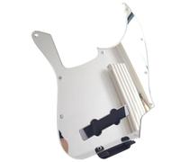 Guitar Pick Guard, Pickguard for guitare basse miroir argenté, 10 trous for Jazz à 4 cordes