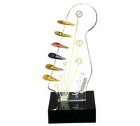 Guitar Pick Holder, Acrylic Pick Holder, Light Up Pick Holder, Guitar Picks Case With Dust-proof Protection And Light-up Feature For Showcasing Picks And Accessories, A, riferimento alla