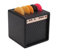 Guitar Pick Holder with 5 Guitar Picks Ukulele Guitar Amp Picks Display Case,Perfect Gifts for Guitar Enthusiasts