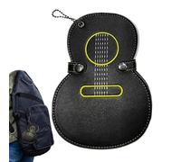 Guitar Picks Case Keychain | Compact Storage Pouch & Box | Picks Organizer for Guitar Players, Storage for Variety Pack of Guitar Picks, Noir , riferimento alla descrizione, Se référer à la