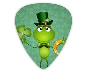 Guitar Picks Green Frog In StPatrick 'S Day Premium Picks Sampler Unique Guitar Gift (12 Count)