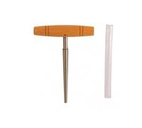 Guitar Pin Hole Reamer Handheld End Peg Hole Reamer Reaming Cutting Tool with Solid Wood T Handle
