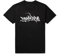 Guitar Player Drum Bass Rock Fashion Drum and Bass Unisex 100% Cotton Short-Sleeve T-Shirts Black XXXL