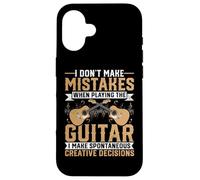 Guitar Player - I Don't Make Mistakes When I Playing Guitar Coque pour iPhone 16