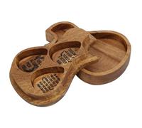 Guitar Plectrum Case - Accessoires d'instruments de Musique, Artisanat | Boîte de Rangement de Choix de Guitare en Bois avec Choix de Guitare de 3, boîtier de Porte-Guitare, Organisateur de