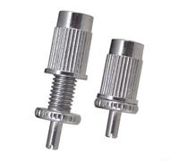 Guitar pour bridge Studs Adapter 2pcs M8 to 4mm Guitar pour bridge(Silver)