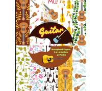 Guitar Scrapbook Paper 8.5 x 11 Inches, 40 Pages: 20 Double Sided Sheets with 10 Unique Designs
