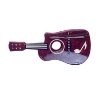 Guitar Shape Claw Clip, Music Themed Hair Claw, 4.53x2.13 Inches, Stylish Hair Accessory, Strong Grip Buns Pigtails for Concerts, Festivals, Parties (Multicolor)