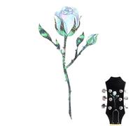 Guitar Sticker Rose - Magnolia Bird Headstock Decal