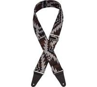 Guitar Strap Fender 2'' Zion Strap Black Aztec Sangles et courroies
