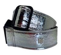 Guitar Strap Get'M Get'M Distressed Vernice Silver Sangles et courroies