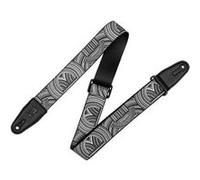 Guitar Strap Levys Tattoo Series - 5 CM, Polyester, Embout Cuir- Dgn 002 Sangles et courroies