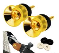 Guitar Strap Lock Buttons - Iron Metal End Pins 2PCS For Guitar