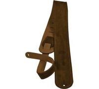 MARTIN Sangle pour guitare en cuir vieilli marron et doublée suède marron, Logo Martin en relief, effet lived-in très confortable (A0027)