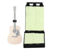 Guitar String Cleaner - Compact Ergonomic Scrubber, Instrument Maintenance Tool with Deep Cleaning Pads, String Care Accessory, Performance Enhancer for Guitar Bass Violin Ukulele Mandolin