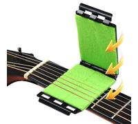 Guitar String Cleaner - Sided Fretboard Polishing Tool | Portable Rust Prevention Scrubber For Acoustic & Electric Guitars | 360 String Cleaning System For Bright Tone & Long Life