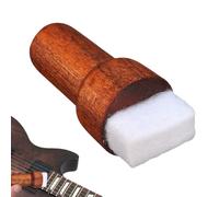 Guitar String Eraser, Rust Remover Cleaner Tool for Acoustic, Electric Guitar, Ukulélé, Violon, Banjo, Mandolin Long-Lasting Deep-Cleaning Accessory with Ergonomic Grip, 7,3 x 2,5 x 2,2 cm Wood