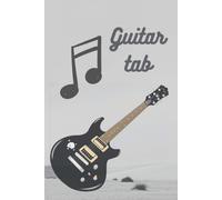 Guitar Tab: Book Funky Guitar Tab Paper For Men Women Co Workers 100 Pages White Matte